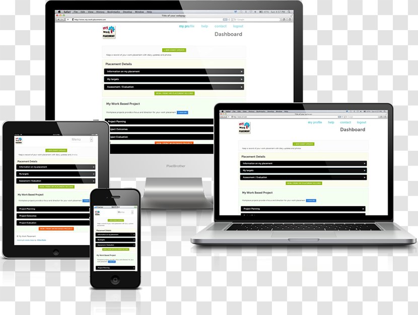 Responsive Web Design Tablet Computers Mobile Phones Vulnerability Scanner Handheld Devices - Electronics Transparent PNG