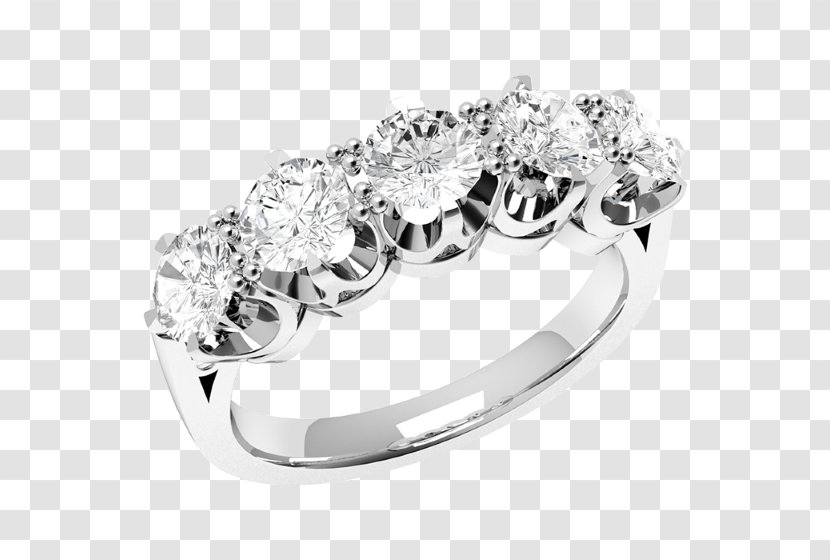 Eternity Ring Moissanite Brilliant Engagement - Diamond - Rings Women Transparent PNG