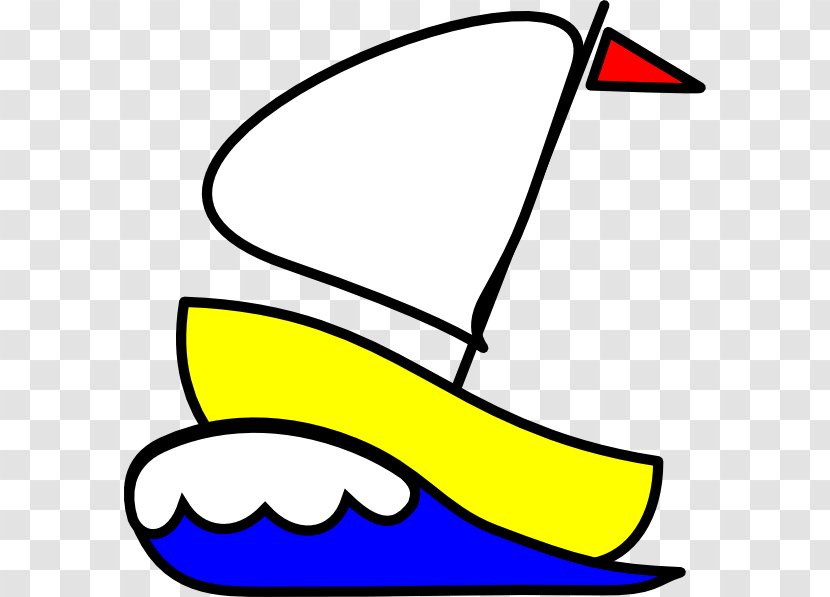 Sailboat Clip Art - Happiness - Cartoon Sailboats Transparent PNG