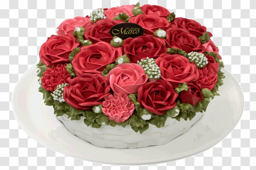 Garden Roses Buttercream Cake Decorating Floral Design Cut Flowers - Rose - ิbakery Transparent PNG