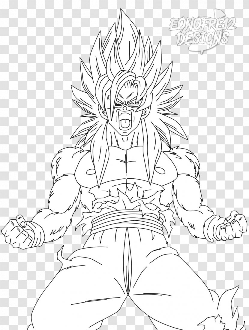 Goku Gohan Super Saiya Drawing Saiyan - Bifold Brochures Transparent PNG