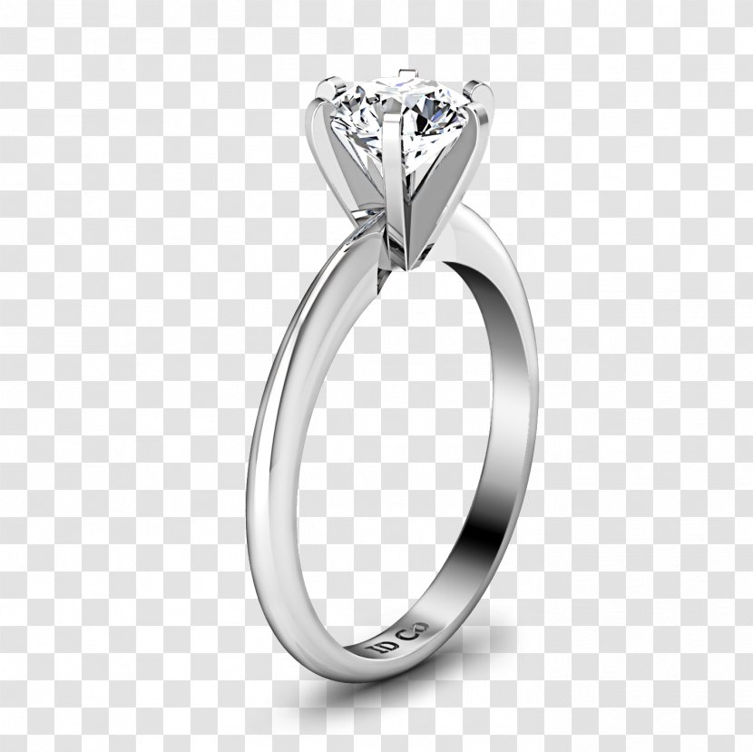 Wedding Ring Engagement Solitaire Diamond - Rings Transparent PNG