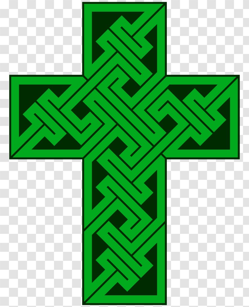 Celtic Knot Art Cross Symbol - Initial Transparent PNG