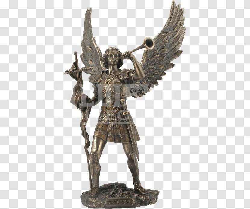 Gabriel Michael Archangel Statue Saint - Mythology - Angel Transparent PNG