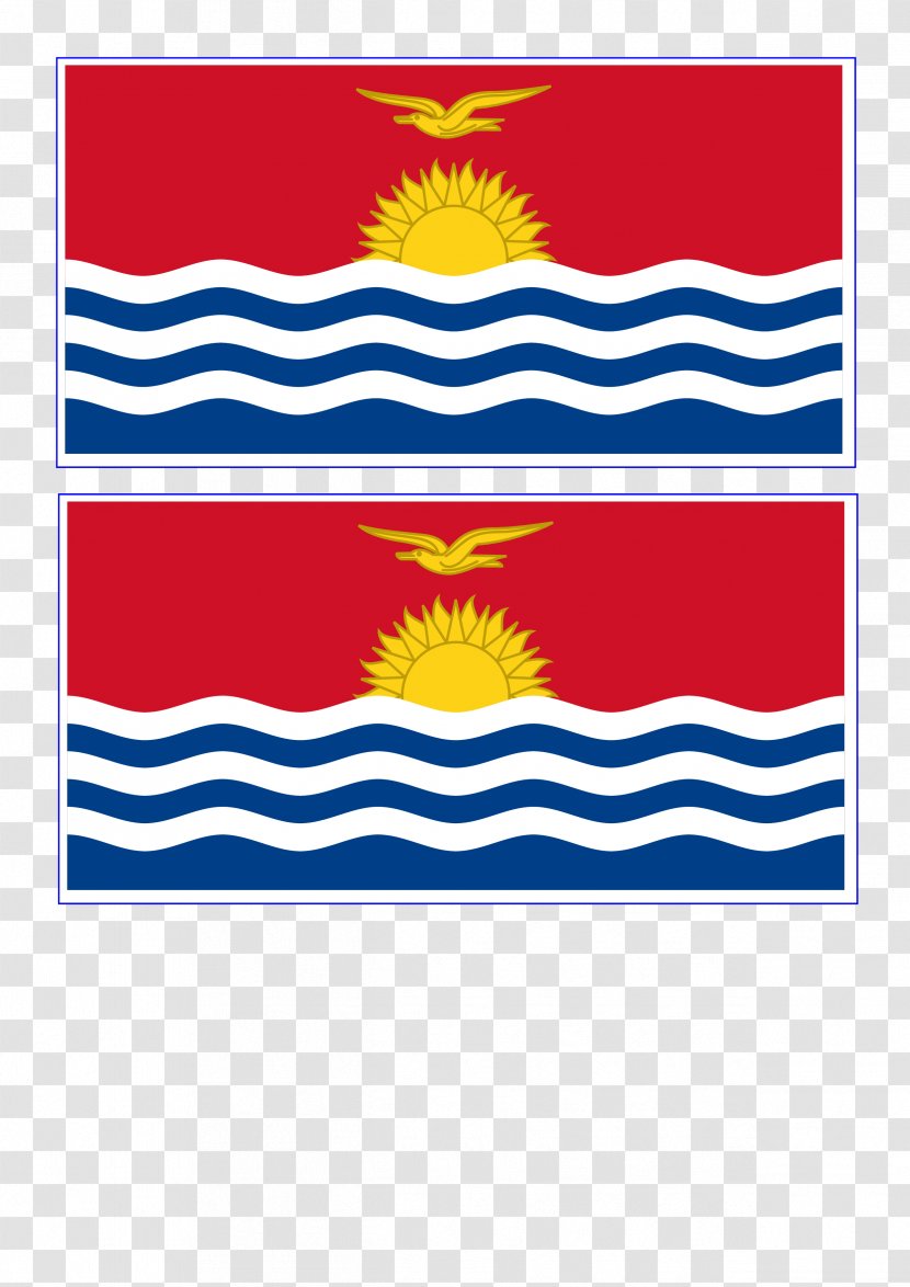 Flag Of Kiribati East Timor Honduras National - Border Transparent PNG