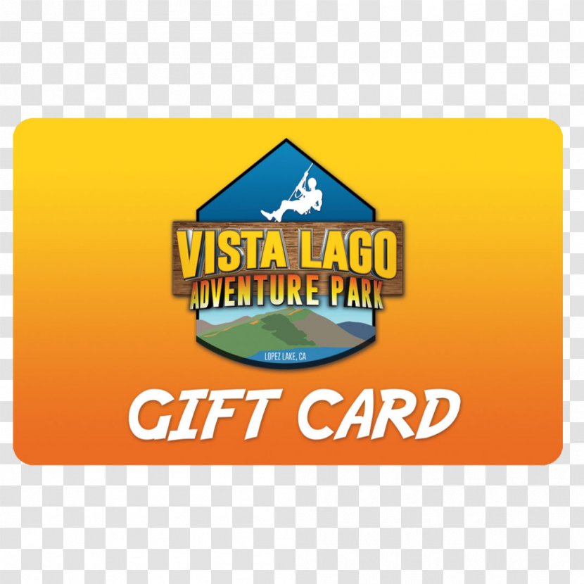 Vista Lago Adventure Park Lopez Lake Recreation Gift Card - Credit - Yellow Transparent PNG