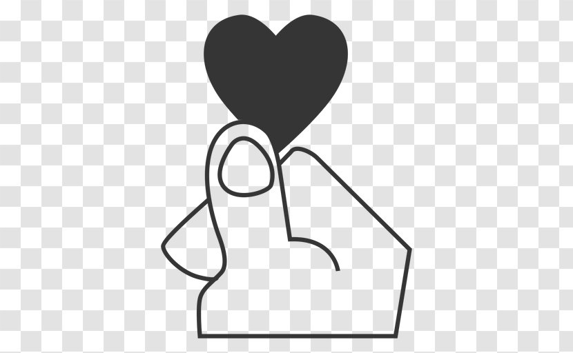 Clip Art Heart - Hand - Icon Iconarchive Transparent PNG