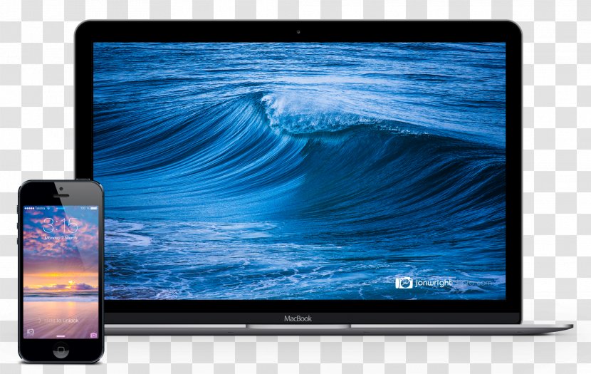 LED-backlit LCD Computer Monitors Laptop Television Electronics - Display Device - Surf Beach Transparent PNG