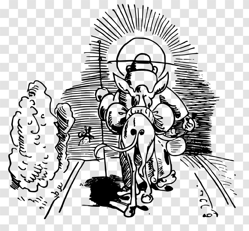 Der Heilige Antonius Von Padua Cartoon Clip Art - Silhouette - Anthony Of Transparent PNG