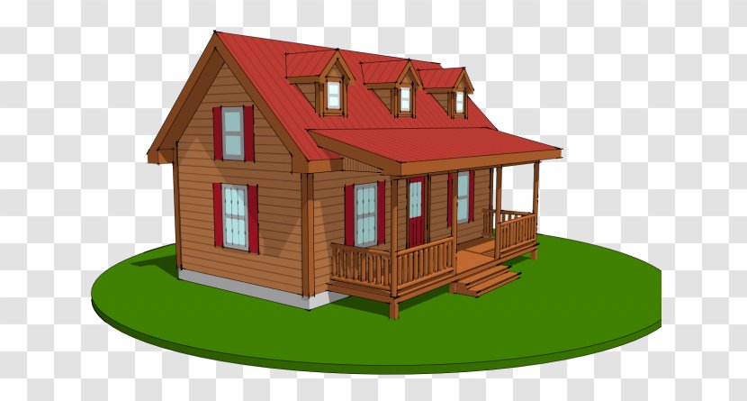 Cottage Roof House Facade Shed - Building - Prefab Cabins Transparent PNG