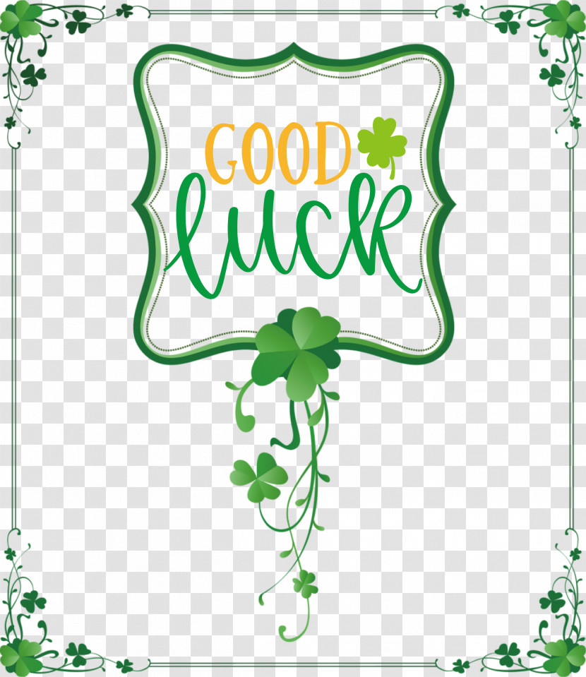 Saint Patrick Patricks Day Good Luck Transparent PNG