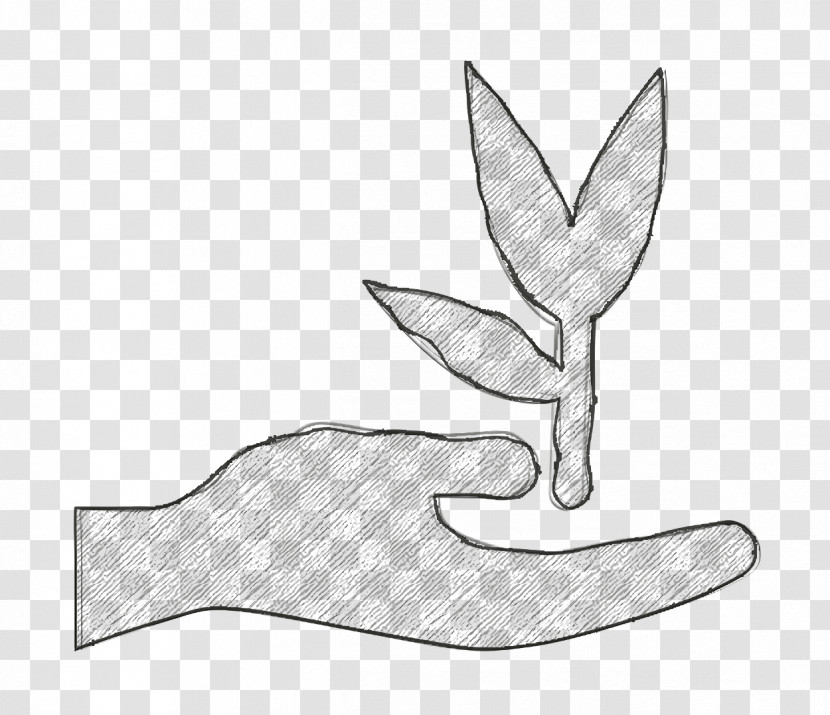 Herbal Icon Hand And Leaf Icon Relaxing Resort Icon Transparent PNG