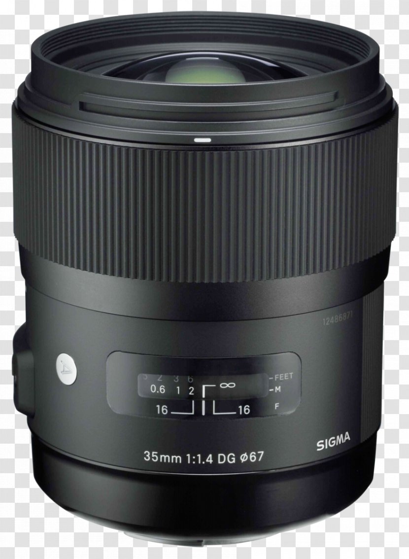 Sigma 30mm F/1.4 EX DC HSM Lens 35mm DG Canon EF Mount Art F1.4 - Photography - Camera Transparent PNG