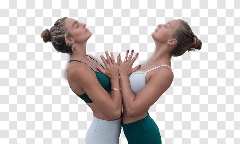 Woman Pregnancy Yoga - Frame - Two Women Transparent PNG