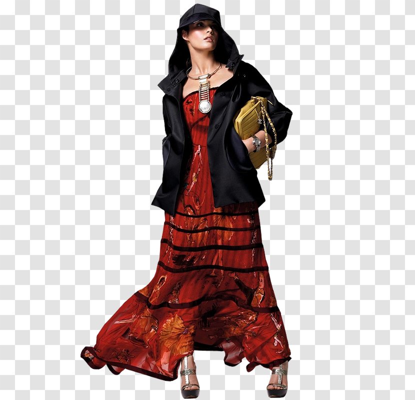 Vogue Costume Design Blog Dress - Craig Mcdean - Crystal Renn Transparent PNG