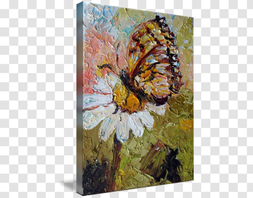 Monarch Butterfly Oil Painting - Color Transparent PNG