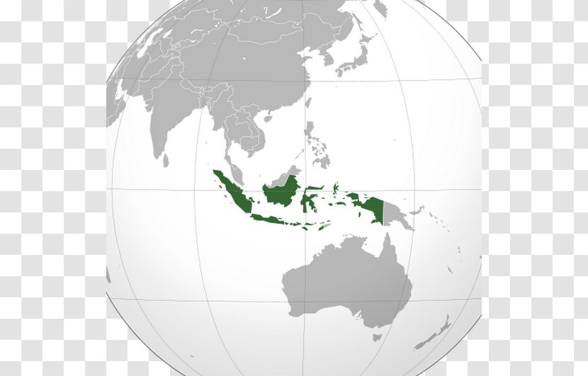 Indonesia World Map Globe - Atlas Transparent PNG