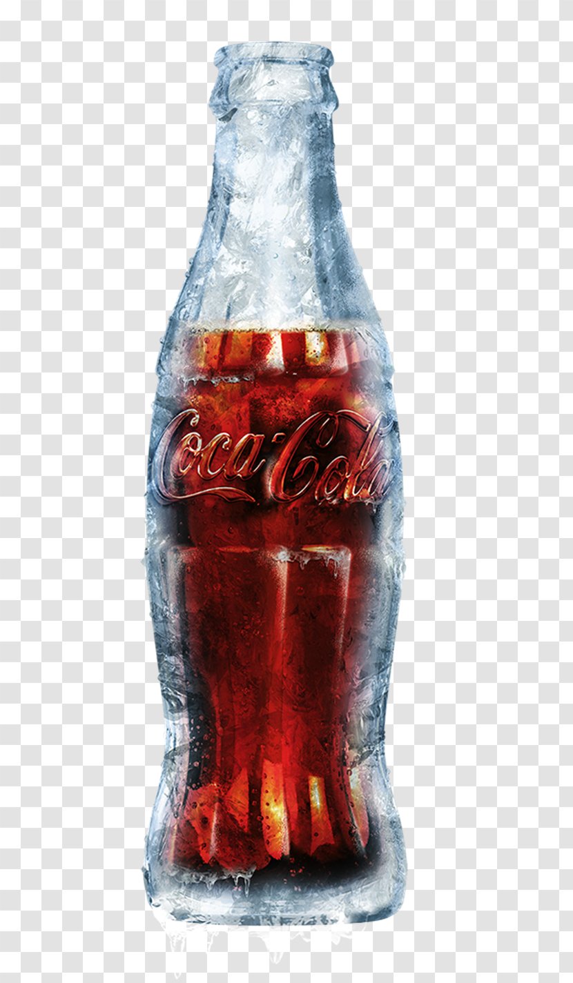 Coca-Cola Glass Bottle Drink Marketing - Summer - Coca Cola Transparent PNG