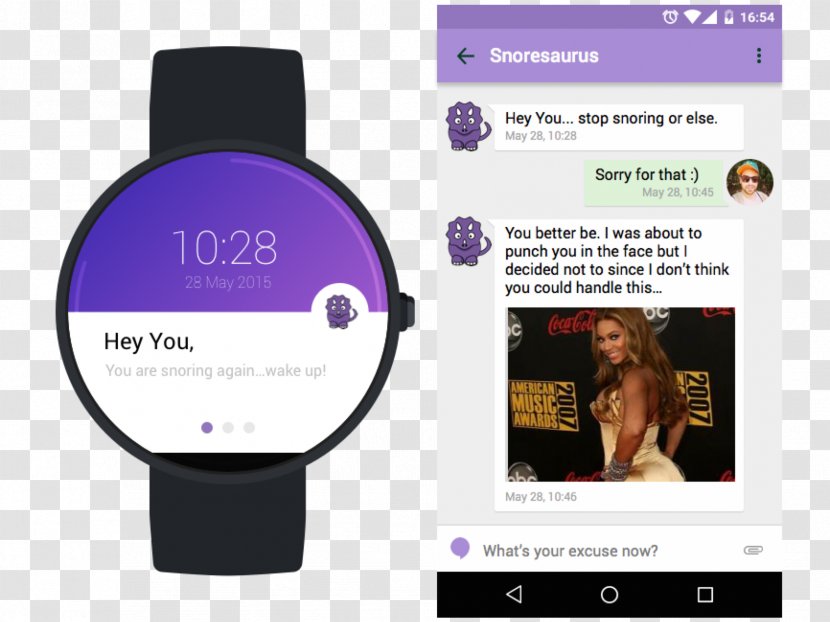 Moto 360 (2nd Generation) Smartwatch Wear OS Motorola - Snoring Transparent PNG