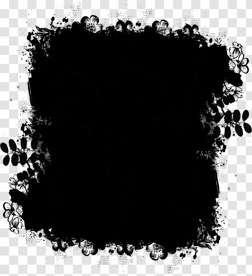 Monochrome Silhouette - Black - Grunge Transparent PNG