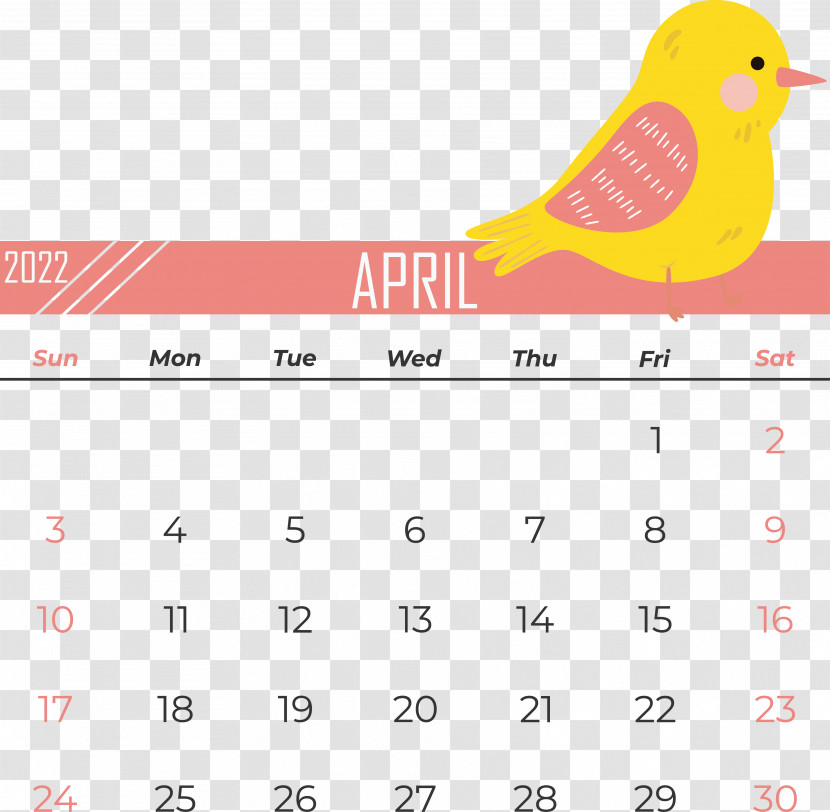 Birds Beak Line Calendar Font Transparent PNG