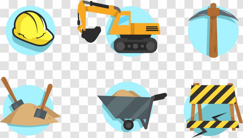Architectural Engineering Tool Clip Art - Yellow - Construction Tools Transparent PNG