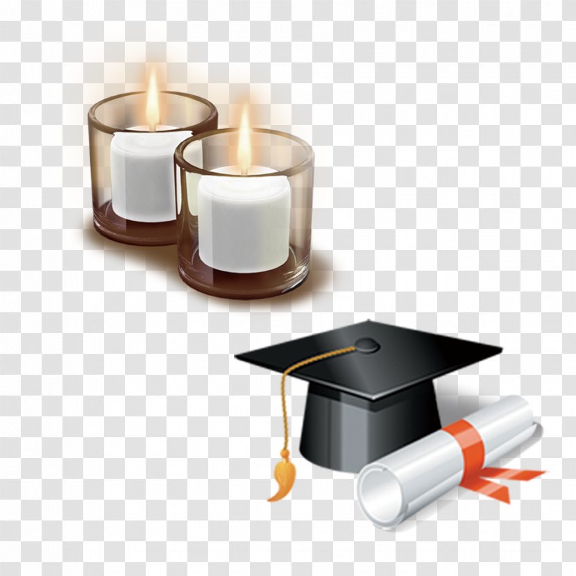 Square Academic Cap Graduation Ceremony Hat Clip Art - Cup - Teacher's Day Material Transparent PNG