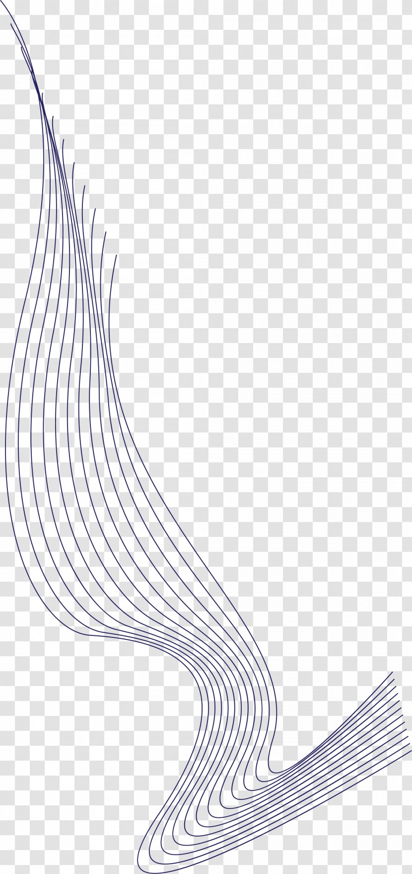 Line Curve Software - Soft Wavy Transparent PNG