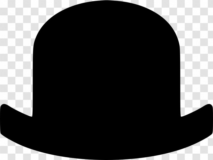 Top Hat Disguise Clip Art - Black And White Transparent PNG