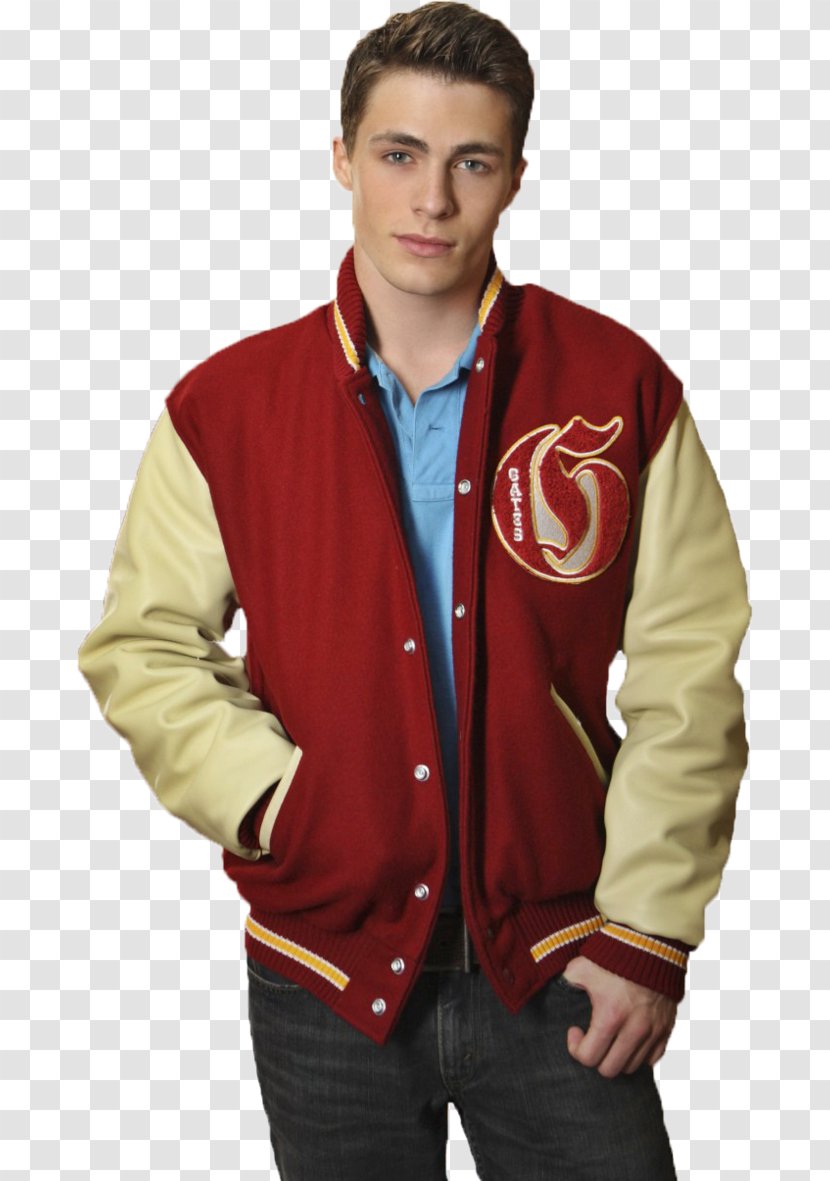 Colton Haynes The Gates Hoodie Television Show Roy Harper - Outerwear Transparent PNG