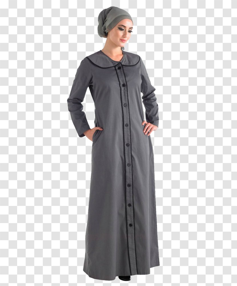 Abaya Jilbāb Clothing Overcoat Dress - Coat Transparent PNG