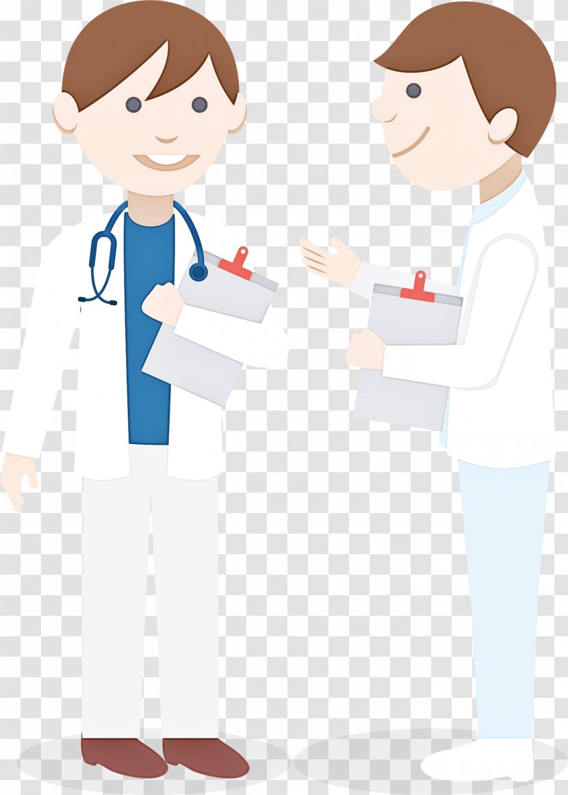 Cartoon Male Job Health Care Provider Clip Art - Whitecollar Worker Nurse Transparent PNG