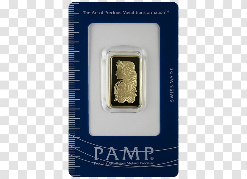 Switzerland Gold Bar PAMP Bullion - Money Transparent PNG