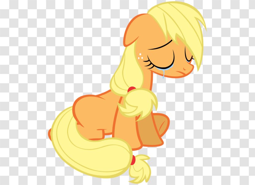 Applejack Rainbow Dash Pony Fluttershy Sadness - Love - Apple Transparent PNG
