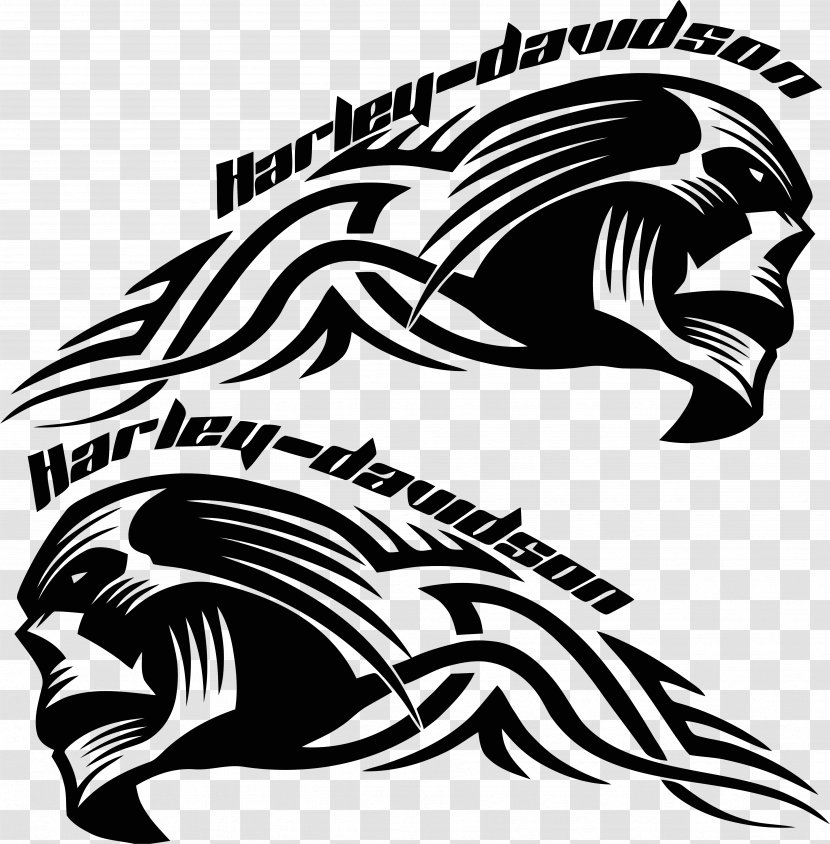 Harley-Davidson Decal Motorcycle Helmets Sticker - Bobber - Skull Biker Transparent PNG