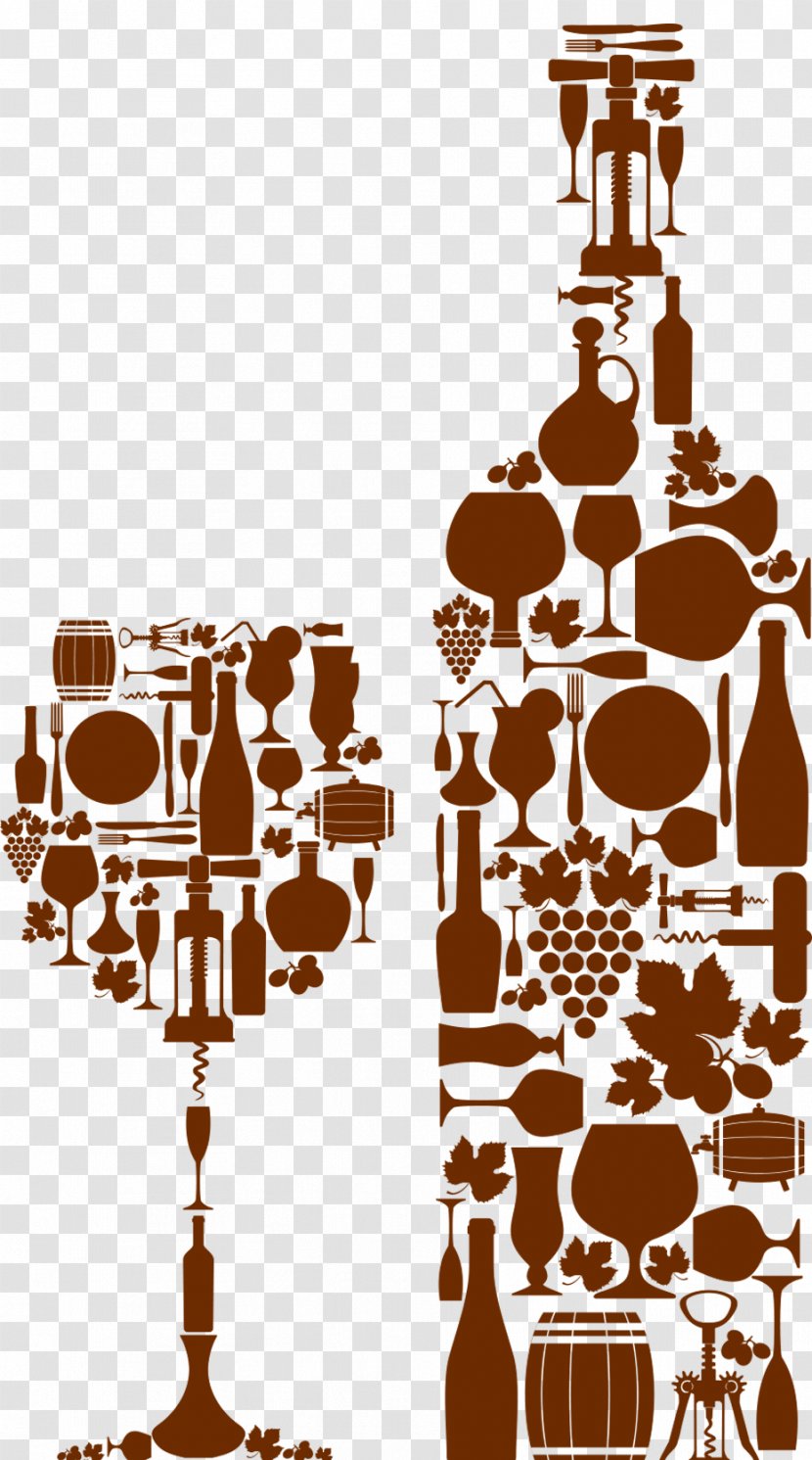 Mulled Wine List Menu - Food - Creative Bottle Combination Transparent PNG