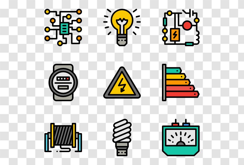 Icon Design - Technology - Bulbs Vector Transparent PNG