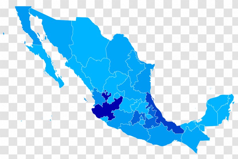 Mexico United States Map - Vector Transparent PNG