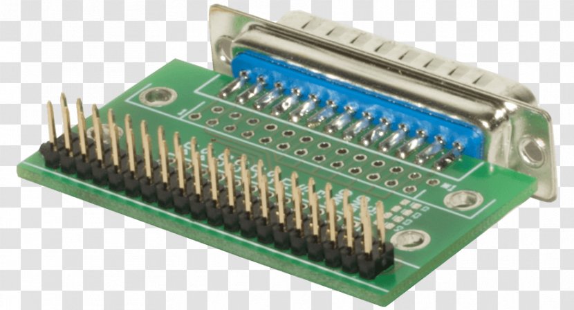 Microcontroller D-subminiature Electrical Connector Parallel Port Electronics - Game Controllers - Visiting Card Printing Transparent PNG