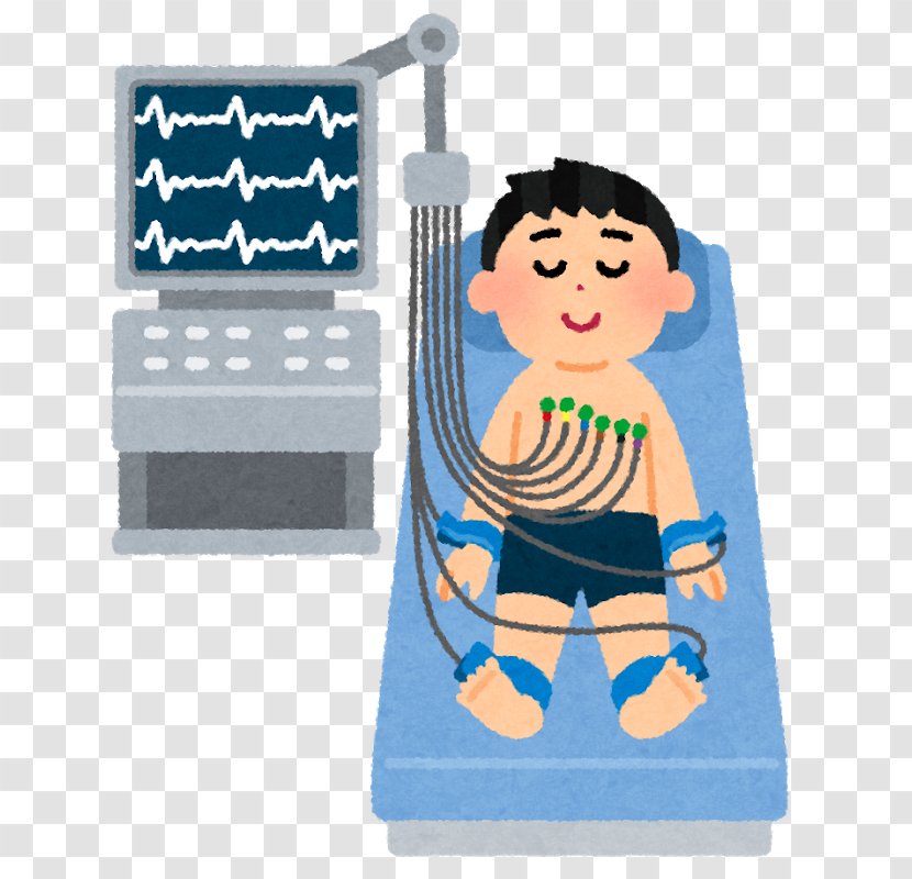Medical Laboratory Electrocardiogram Diagnostic Test Heart Hospital - Cartoon Transparent PNG