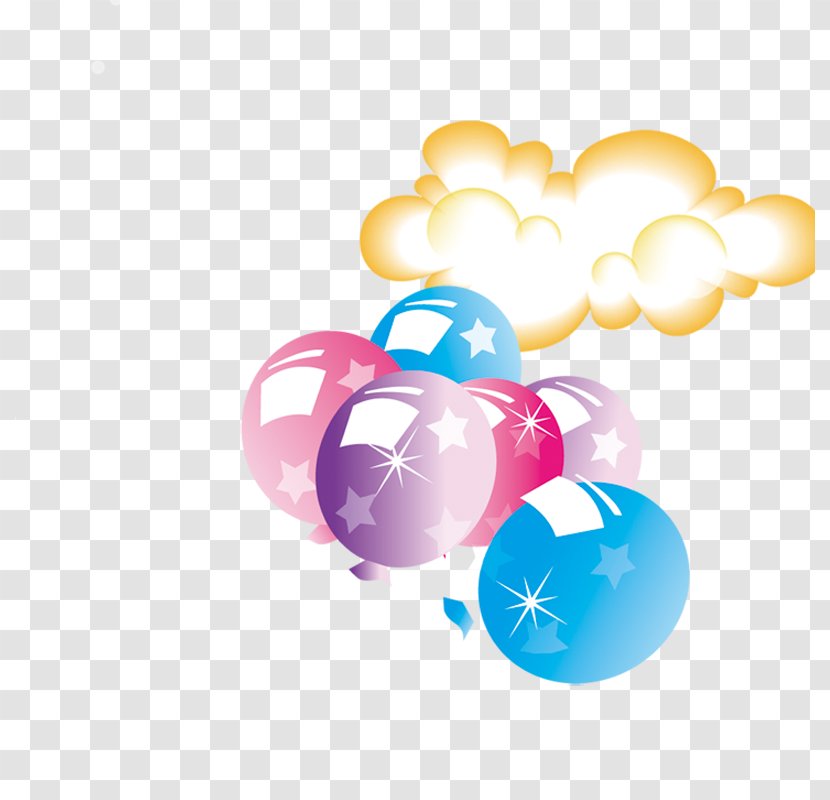 Balloon Download - Childrens Day - Colored Balloons Transparent PNG