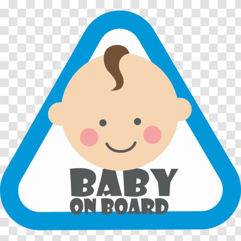 Color Cartoon Human Behavior Clip Art - Hu - Baby On Board Transparent PNG