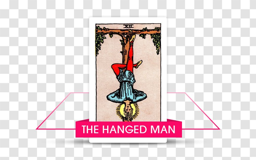 The Hanged Man Rider-Waite Tarot Deck Playing Card Tarotology Transparent PNG