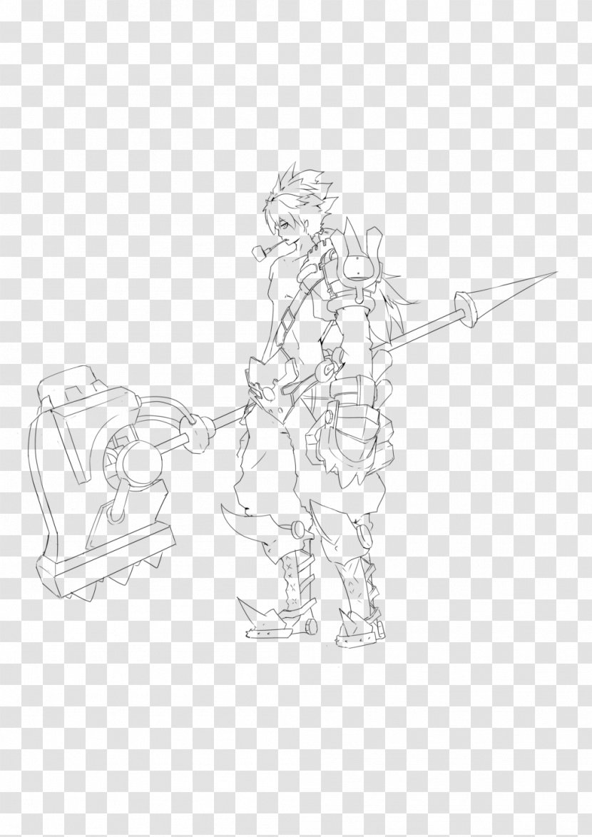 Drawing Line Art Sketch - Hand - Egypt Creative Character Design Template Download Transparent PNG