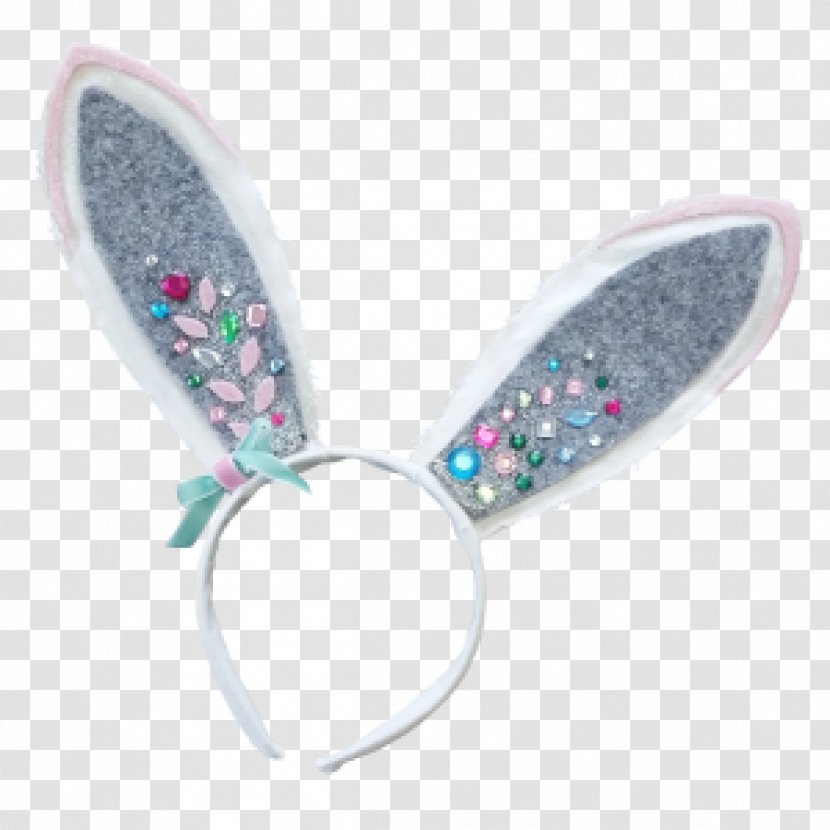 Rabbit Ear Seedling Jewellery Butterfly - Silver - Bunny Ears Transparent PNG
