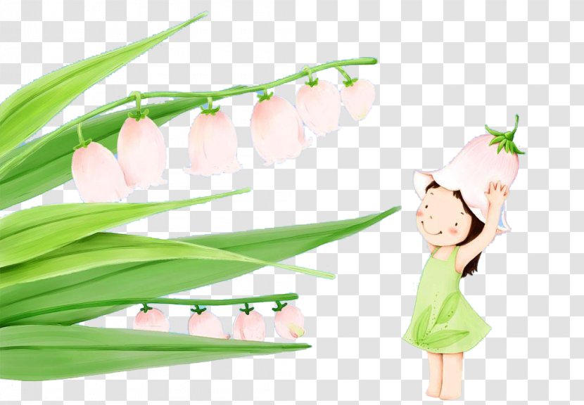 Child Adobe Illustrator - Lily Of The Valley Transparent PNG