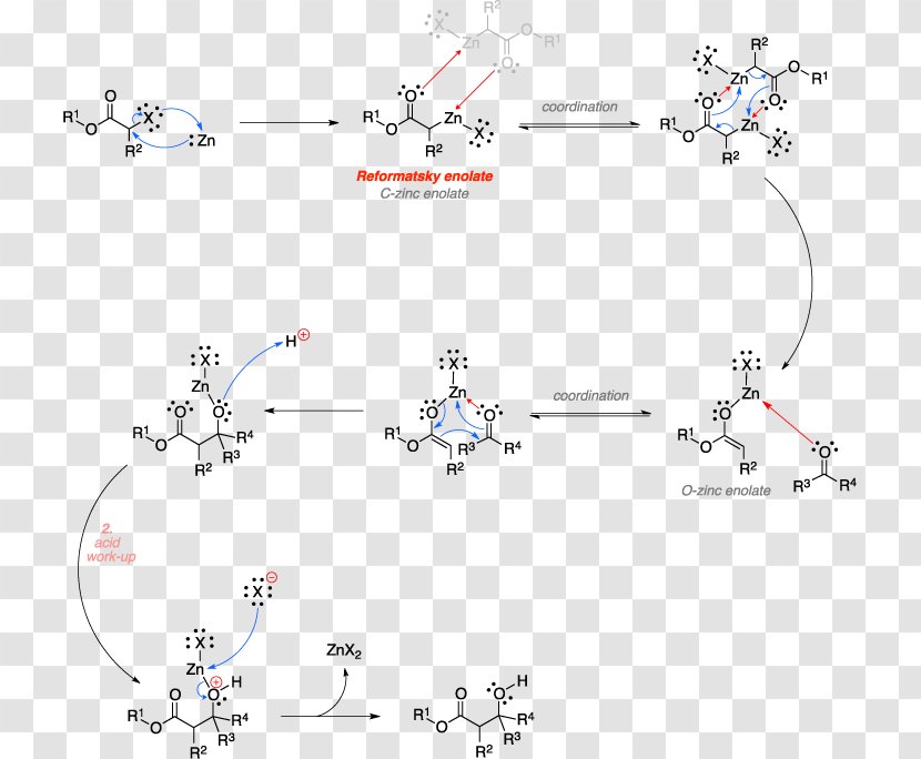 Reformatsky Reaction Chemical Mechanism Name Aldehyde - Plot Transparent PNG
