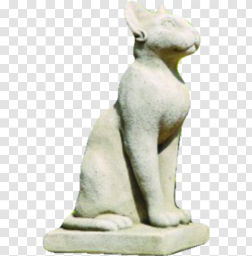 Cat Kitten Pet Mouse Sculpture - Classical - Stone Statue Transparent PNG