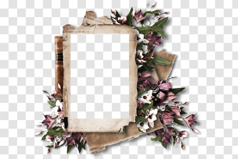 Picture Frames Clip Art Image Design - Floral Transparent PNG
