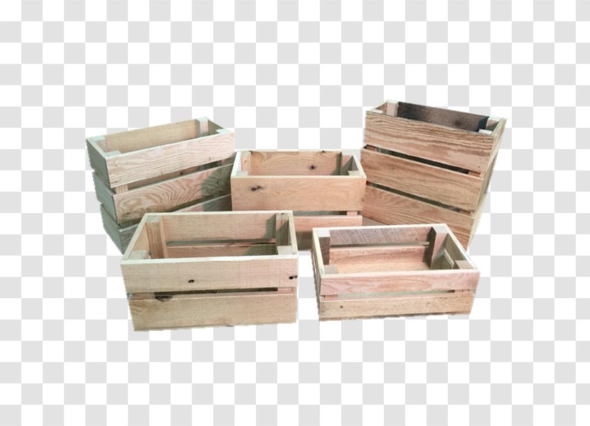 Wooden Box Crate Decorative - Coffee Tables - Wood Transparent PNG
